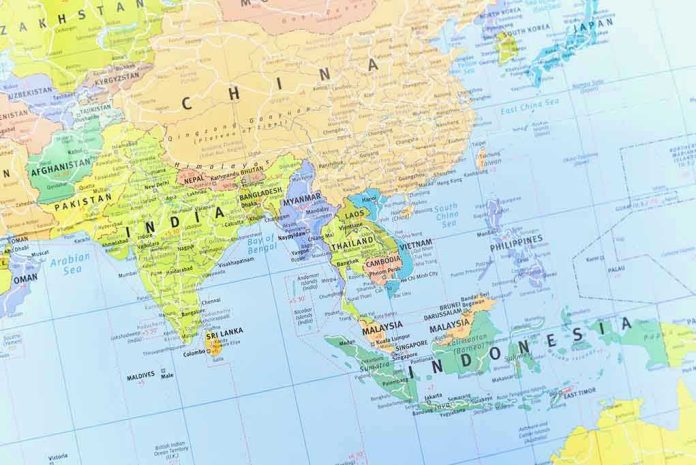 Map of South and Southeast Asia countries