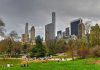 SHOCKING Citizenship Revocation Rumor Sparks Outrage People relaxing in a park, city skyline background