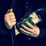 Military Precision ELIMINATES Top Terror Threat Person holding a homemade explosive device