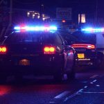 Police Chief SIDELINED—Outrage Over Media Bias Police cars with flashing lights at a nighttime scene near a motel