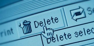 Browser History Delete Button EXPOSED As Total Illusion Close-up of a computer screen showing a delete button with a cursor hovering over it