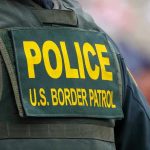 Protester BITES OFF Finger! Police U.S. Border Patrol uniform close-up.