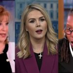 Daytime TV Meltdown Targets Trump Again The View hosts try to 'tear down' Trump's new press secretary