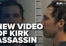 Footage of the moments Charlie Kirk's suspected killer turned