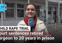 French court sentences retired surgeon to 20 years in