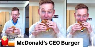 McDonald's CEO Tries New Burger… And Looks VISIBLY