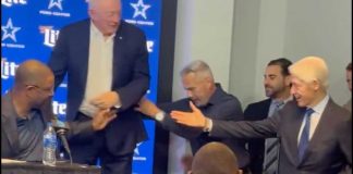 Bill Clinton Crashes Cowboys Draft Briefing