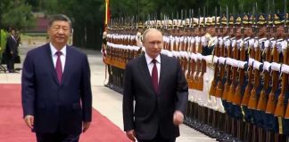 China's Xi holds welcome ceremony for Russia’s Putin in Beijing