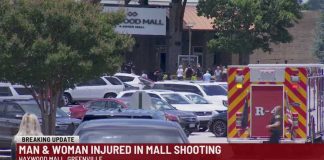Two injured, teen arrested in shooting at Haywood Mall
