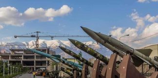 Treaty Shattered, Missiles Roll Back Row of missiles on display outdoors