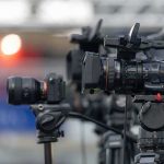 Beach Tornado ERUPTS Mid-Contest Professional video cameras on tripods