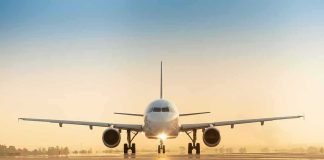 Runway Overrun Turns Deadly In Miami Airplane on runway at sunrise