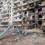 Massive Blast After ‘Routine’ Gas Call Damaged apartment building behind a playground slide