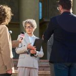 Baseless Accusations Hit a Wall On-Air Spokesperson addresses reporters on courthouse steps
