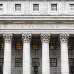 United States courthouse facade with Corinthian columns