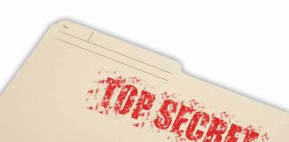 State Senator Indicted in $4.5 Million Drug Scheme Manila file folder stamped TOP SECRET in red